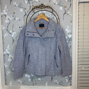 Banana Republic Gray Moto Jacket - Size XS